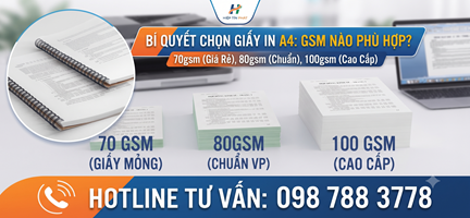 Kinh Nghiệm Chọn Định Lượng Giấy In A4 Phù Hợp Cho Văn Phòng và Doanh Nghiệp
